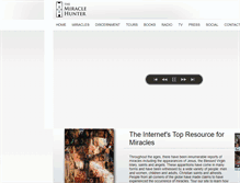 Tablet Screenshot of miraclehunter.com